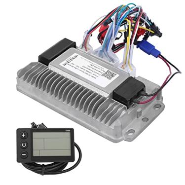 Imagem de Controlador Sem Escova Dos Triciclos Elétricos, Conjunto Lcd do Instrumento do Controlador Sem Escova de 3 Modos 36v 48v 1000w