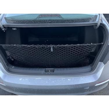 Imagem de Rede de carga elástica estilo envelope automotivo para Honda Civic LX Sport EX Touring 2022 - Organizador de porta-malas e armazenamento - Rede de bagagem para Sedan - Melhor organizador de carro para Honda Civic
