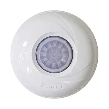 Imagem de Sensor de Presença Teto 360°, Bivolt, Sobrepor e Embutir, Exatron, Branco