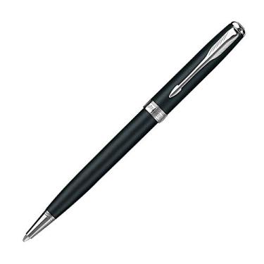 Imagem de Caneta Esferográfica Parker Sonnet Negro Fosco Ct S0818140, Parker, S0818140, N/A