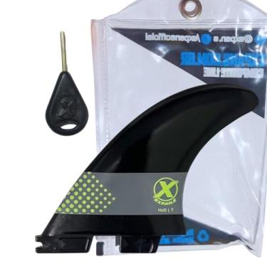 Imagem de Jogo de Quilha H207 Large Expans - Jogo de Quilha Encaixe FCS2 para Prancha de Surf H207 EXPANS (PRETO)