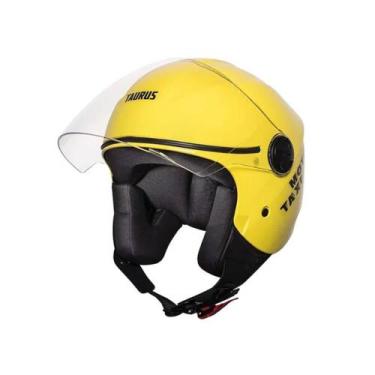 Imagem de Capacete Joy23 San Marino Aberto MotoTaxi Amarelo TAM 58 - Taurus
