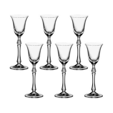 Imagem de Taça de Cristal Bohemia Para Licor 70 ml Parus 6 Peças - Bohemia Cryst