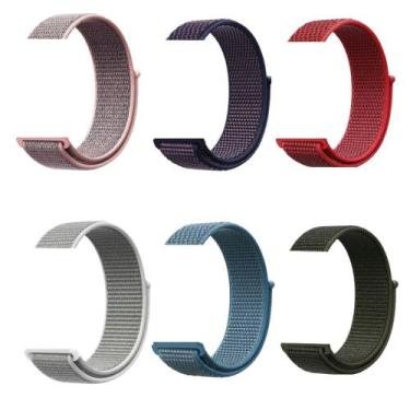 Imagem de Pulseira Nylon Compatível Com Smartwatch Ultra Max Bw25 - Poolsy, Verm