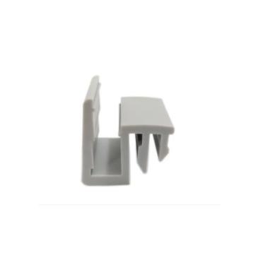 Imagem de Suporte Guia Nylon Box Vidro Blindex Deslizante Correr Cinza KIT 2 UN 