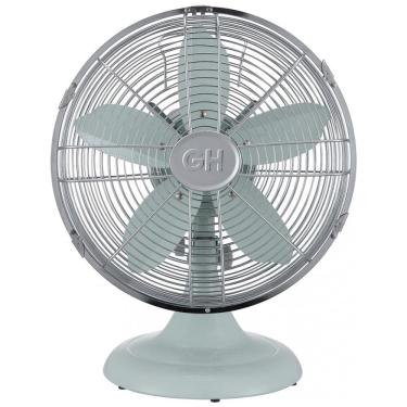 Imagem de Ventilador de Mesa Retrô com 3 Velocidades, 110V, Good Housekeeping 92604, Verde Pastel