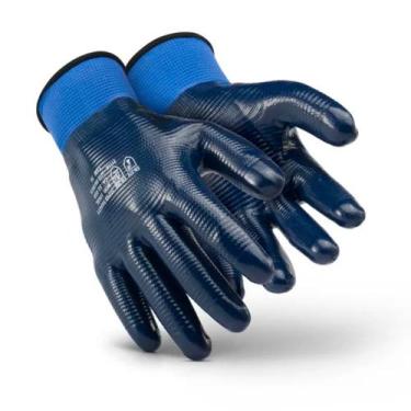 Imagem de Luva Nitrílica Impermeável Óleo Mecânico Automotivo SS1002L - Super Sa