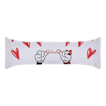 Imagem de Capa para Travesseiro de Corpo Estampada Aconchego 1,30m x 38cm 01 Peç
