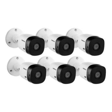 Imagem de Kit 6 Cameras Intelbras 1120 Bullet Hd 720p Hdcvi Externa