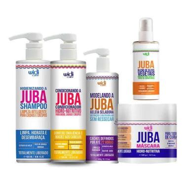 Imagem de Kit Widi Care Juba Shampoo, Condicionador, Geleia, Máscara e Blend De 