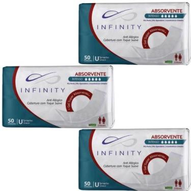 Imagem de Kit 3 Pacotes Absorvente Geriátrico Incontinência - Infinity - Total 1