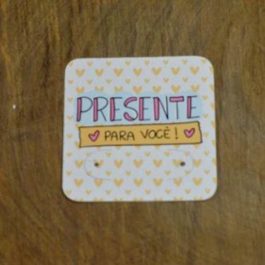 Imagem de 100 Tag para Brinco Etiqueta Personalizada Mimo Cliente - GuttiPrint, 