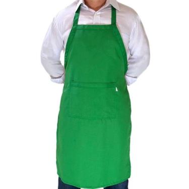 Imagem de KIT 10 pçs Avental Com Bolso Oxford Poli Cores - Armarinho Neves, Verd