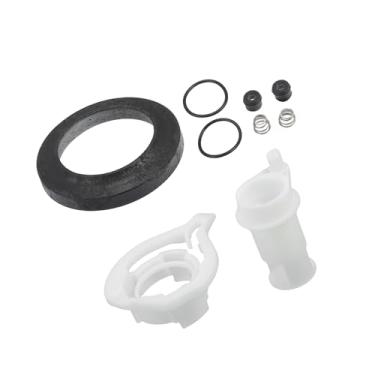 Imagem de Partuto Kit de válvula de água estilo II 42049 para vasos sanitários permanentes Aqua Magic Style II/kit de válvula de montagem de água de vaso sanitário RV resistente a vazamentos / 1 conjunto de