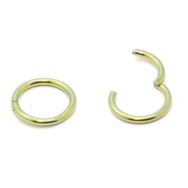 Imagem de Piercing Argola Articulada Click 1.2mm em Titânio Anodizada Várias Cor