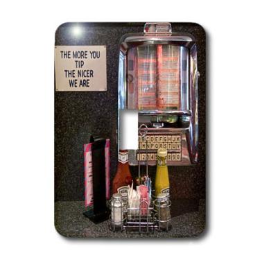 Imagem de 3dRose LLC lsp_90165_1 Illinois Chicago Tableside Jukebox Diner Us14 Bja0052 Jaynes Gallery Interruptor único