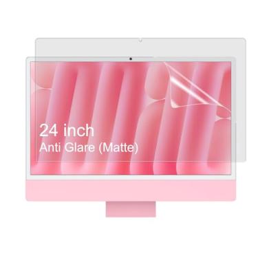 Imagem de KEANBOLL Pacote com 2 protetores de tela projetados para iMac de 24 polegadas (chip M4 M3 M1 2024-2023-2021), protetor antirreflexo e antiimpressão digital (fosco)