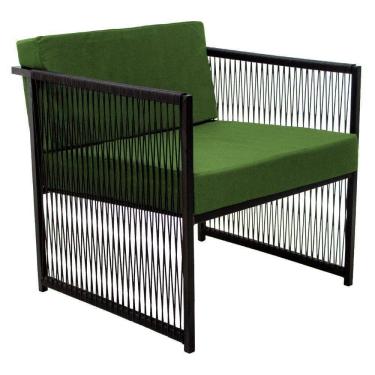 Imagem de Poltrona Santiago Para área Externa De Fibra Sintética Verde