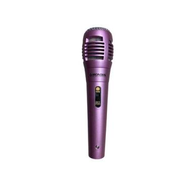 Imagem de Microfone Mondial Electronic Rosa XLR