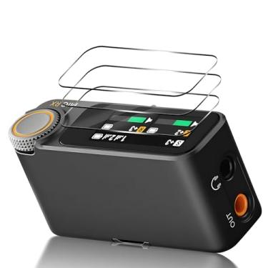 Imagem de Orzero (Pacote com 3) Protetor de tela de vidro temperado compatível com DJI Mic 2, antiarranhões, sem bolhas, alta definição, transparente