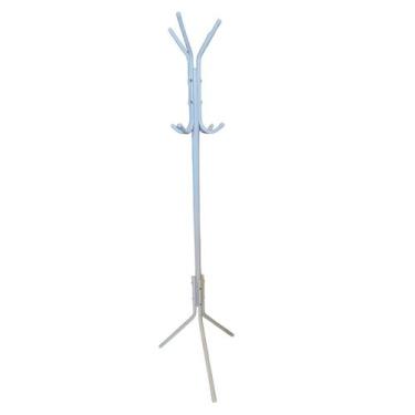 Imagem de Mancebo Cabideiro em Aço Carbono modelo Pearl Branco 172cm - MEK