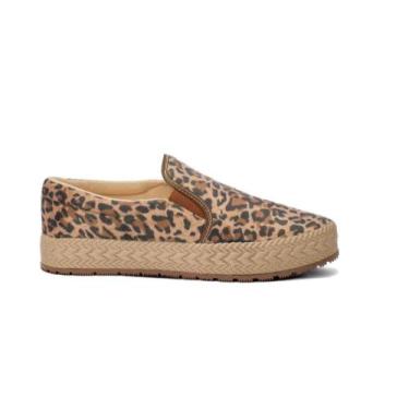 Imagem de Sapatenis  Feminino Mocassim Onça Confortável Fim de ano - Universo St
