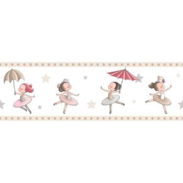 Imagem de Faixa de Parede Treboli Bege Bailarinas 5923 - ICH