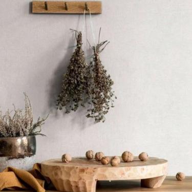 Imagem de Papel de Parede Ivy Aspecto Têxtil Off White 672440I - NOVAMUR