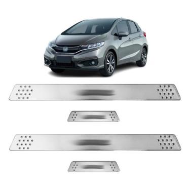 Imagem de Soleira para Porta Lateral Tuning Esportiva para carros 4 Portas (ABS)