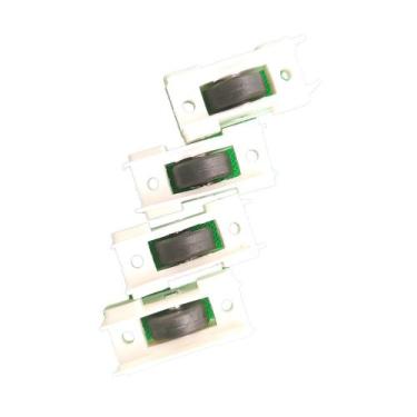 Imagem de Roldana linha-30 alta "reta" s/rolamento janela porta aluminio kit 4 u