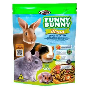 Imagem de Ração Coelho,Porquinho da India e Hamster Funny Bunny 500gr - SUPRA PE