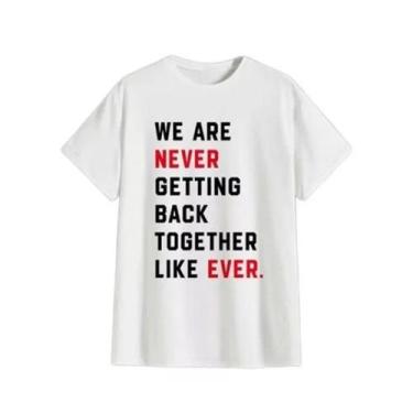 Imagem de Camiseta Taylor Swift We Are Never Ever Getting Back Together Unissex 