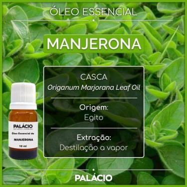 Imagem de Óleo Essencial de Manjerona 10 ml 100% Puro - Palácio das Artes e Essê