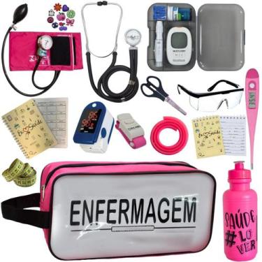 Imagem de Kit De Enfermagem Completo Medidor Glicose Aparelho Pressao - P.A. MED