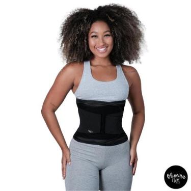Imagem de Cinta Abdominal Modeladora Flex Mouve Microfibra com Hastes, GG