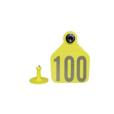 Imagem de Brincos Bovinos AnimallTag Amarelo Grande Animalltag