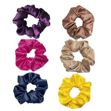 Imagem de Kit 5 Scrunchie Cores Sortida - Encaracolados