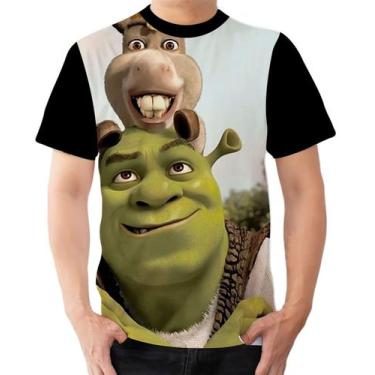 Imagem de Camiseta Camisa Ads Shrek Burro Dreamwords 2 - Fabriqueta, GG