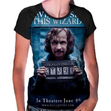 Imagem de Camiseta Raglan Baby Look Harry Potter Ref:210 - smoke, Preto, P