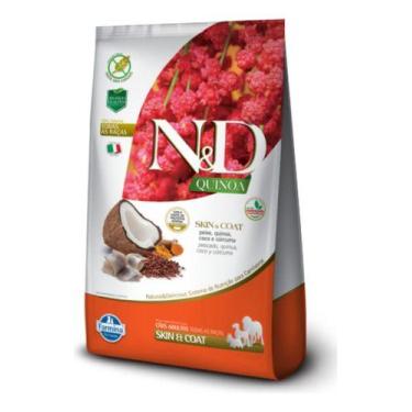Imagem de Ração Nd Quinoa E Peixe Skin Coat Cães Ad 2,5kg - N&D