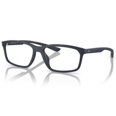 Imagem de Óculos de Grau Armani Exchange Reinvented Classic Azul AX3108U 8181-56-Masculino