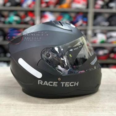 Imagem de Capacete Race Tech Sector Monocolor Matte Black, 60, Preto