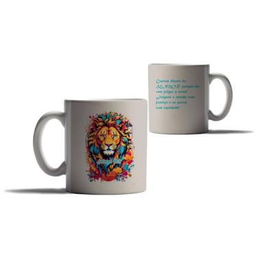 Imagem de Caneca Personalizada Versiculos Biblicos Deus Leão de Judá 1 - Enjoy S