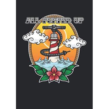 Imagem de Notizbuch A5 dotted, gepunktet, punktiert mit Softcover Design: All Pumped Up Cooles Kite Kitesurf Kiteboarding SUP Surf: 120 dotted (Punktgitter) DIN A5 Seiten