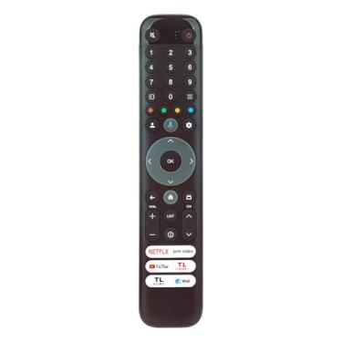 Imagem de Allimity RC833-GUB1 Controle remoto substituído por voz adequado para TCL Smart TV 55C845 65C845 75C845 75C645 65C645 55C645 50C645 50P745 55P745 65P745