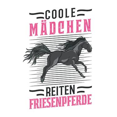 Imagem de Friesenpferd Tagesplaner: Coole Mädchen reiten Friesenpferde Friese Pferd/Kalender 2022 / Wochenplaner Tagesplaner Planer/Planungsbuch To-Do-Liste / 6x9 Zoll / 100 ausfüllbare Seiten