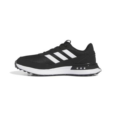 Imagem de adidas Tênis de golfe feminino S2g Spikeless 24, Core Black/Calçado Branco/Prata Metálico, 40