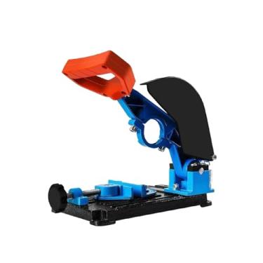 Imagem de Baoblaze Suporte para esmerilhadeira angular Suporte para máquina de esmerilhadeira angular com braçadeira Capa protetora Suporte fixo para esmerilhadeira