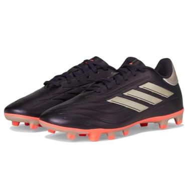 Imagem de adidas Tênis unissex adulto Copa Pure Ii Club Flexível, Aurora Black/Platin Metallic/Turbo, 12 Women/11 Men