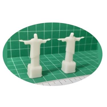Imagem de 2 Mini Cristo Redentor Altura=3,8cm Esc 1:1000 1:43 Maquete terrários Diorama (2)